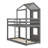 Monhollan Kids Twin Over Twin Bunk Bed-1861863048