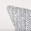  Housse de coussin en lin à chevrons / zigzag
