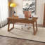 Bureau de direction 55 "Mid-Century noyer brun avec tiroir - Solution de bureau à domicile de qualité supérieure