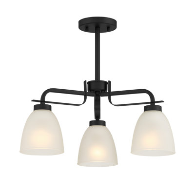 Kairell Glass Semi Flush Mount