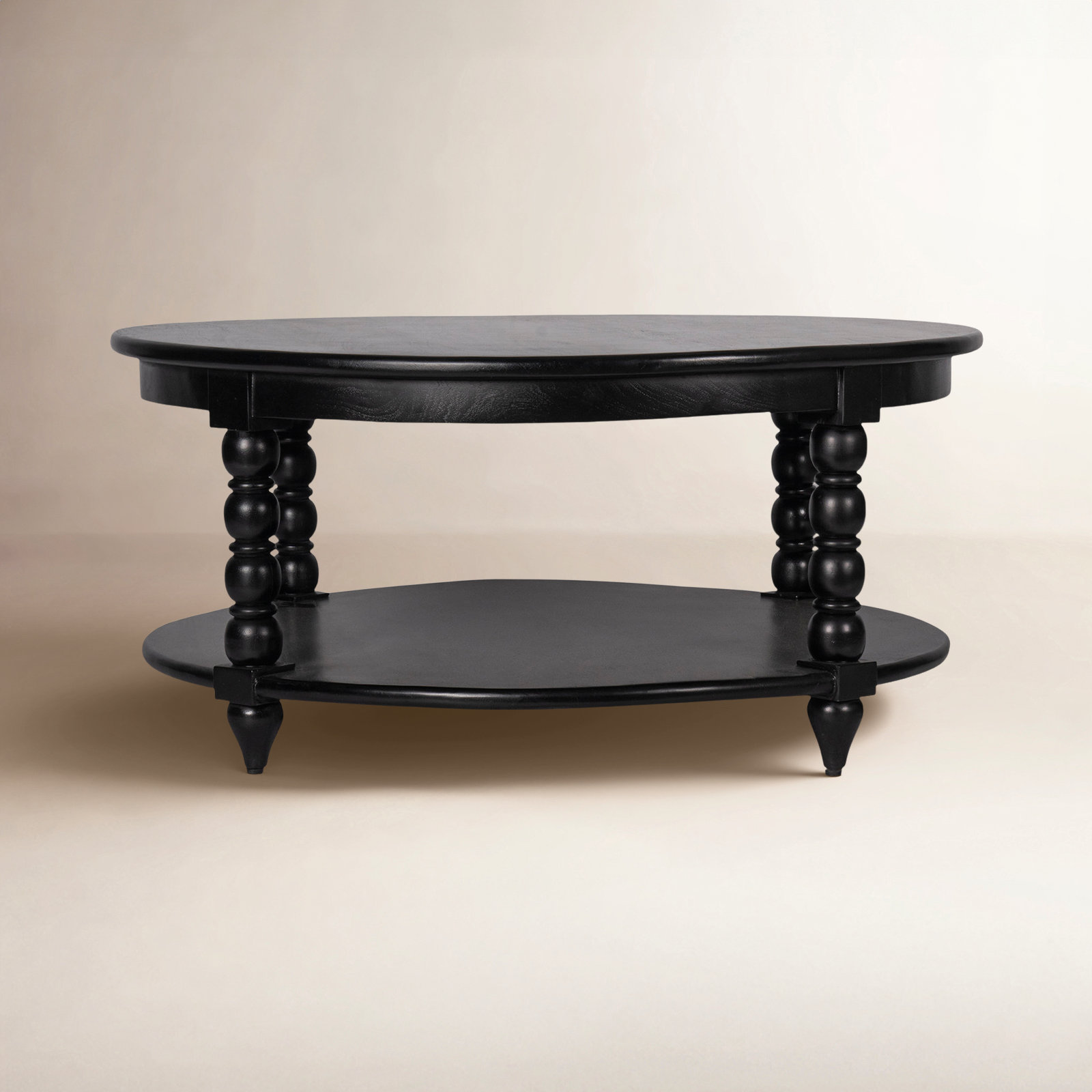Isabel Acacia Coffee Table, Black