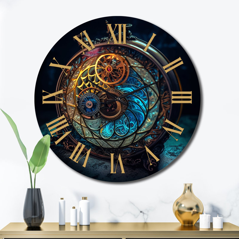 Horloge murale Bioluminescent Spiral Oceanic Astrolabe IV, Très grand