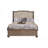 Lapel Upholstered Panel Bed-962814550