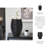 Geometric Layered Stoneware Porcelain Tall Vase for Living Room and Home Decor - Modern Tall Accent Flower Vase for Dining Table Styling - Black-2139918871