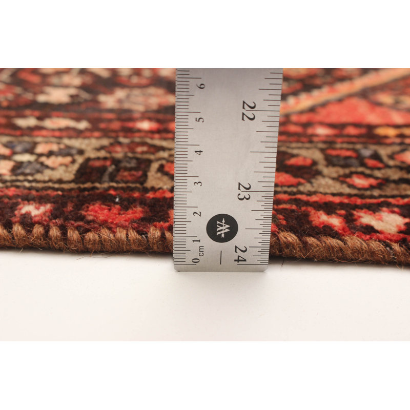 Tapis noir fait à la main de conception unique 3 pi 1 po x 9 pi 5 po Andelz