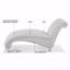 Chaise longue sans accoudoirs touffetée