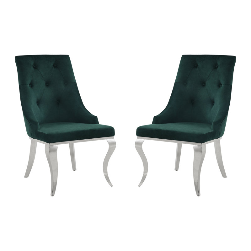 Chaise d'appoint Hasnain, Vert