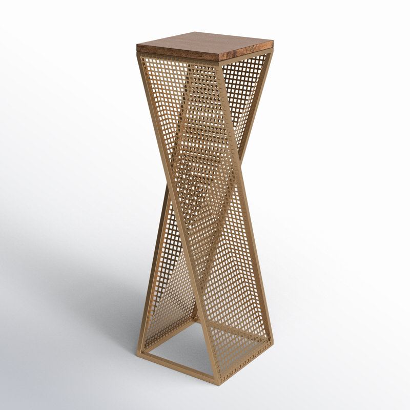 Sateria End Table, Rustic Brown