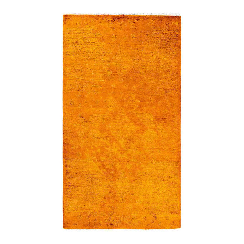 Overyed One-of-a-Kind Rectangle 3'1" X 5'6" Hand Knotted Area Rug