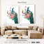 Motif floral de paon-106961239
