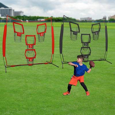 7*7Ft Football Trainer Throwing Net