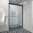 48'' W x 76'' H Frameless Shower Door Double Sliding Shower Door Tempered Glass Bathroom Shower Door-92618914