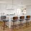 Swivel Bar Stools & Counter Stools Walnut Bentwood & Faux Leather-1483885917-1498450227