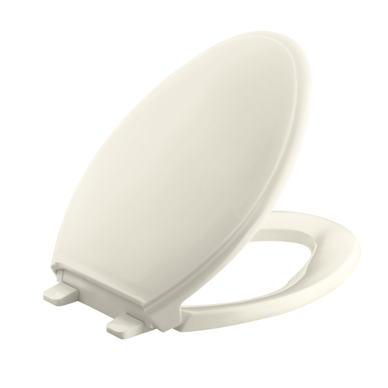 Glenbury Elongated Toilet Seat, Almond, Non Ready Latch