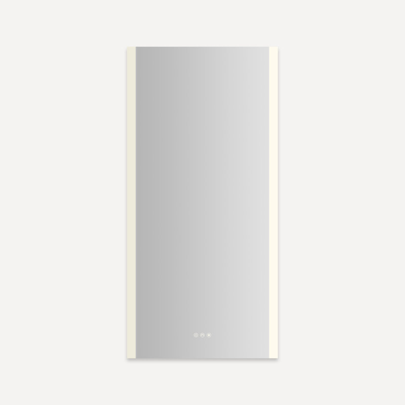 Aio Reserve Cabinet, Edge Lit, Right Hinge, 24" x 48" x 4"