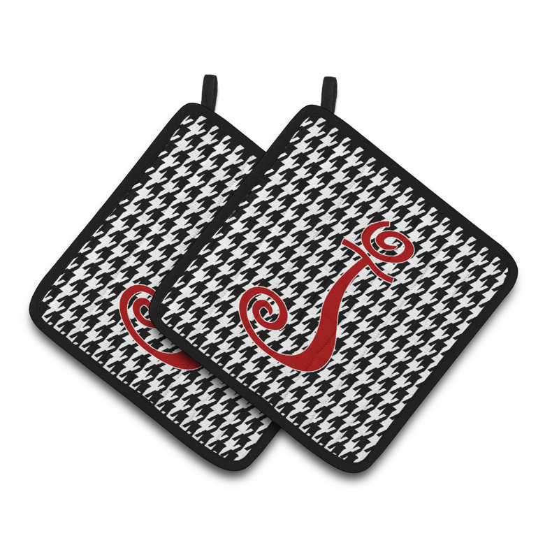 Cuisinier poignée Houndstooth, J