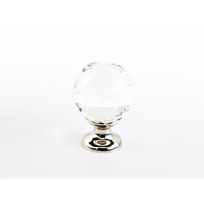 Stargaze Round Knob, Polished Nickel