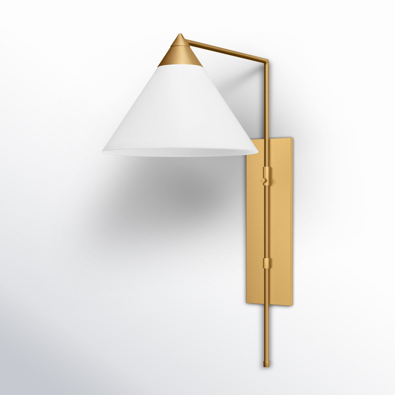 Franklin Wall Sconce, Burnished Brass