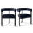 Adelyn 18" H Velvet Upholstered Kitchen Dining Armchair (Set of 2)-1191181431