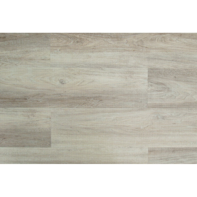 Planche en vinyle SPC 9 po x 6 po x 6 mm, Henné à volutes