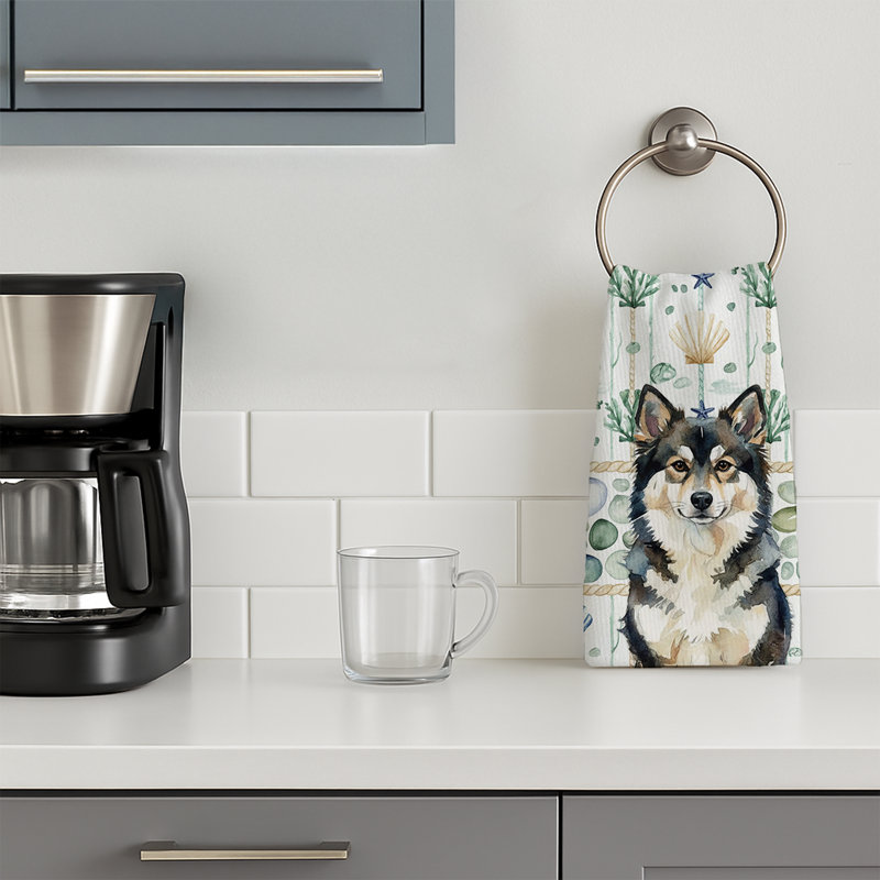Serviette de cuisine Finnish Lapphund, Chien finnois de Laponie