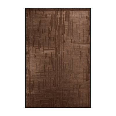 Tapis abstrait lavable à la machine