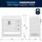 Caniya 36" Single Bathroom Vanity with Sink, Cabinet, Open Storage Shelf, and Storage Drawers-91670943-111432463-116951362