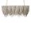 Medium Oval Leather Fringe Chandelier