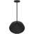 14-inch diameter integrated LED black pendant light-1796001813