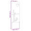 Vidaxl Garden Privacy Screen White 50 X 140 Cm Cold-Rolled Steel-121122322