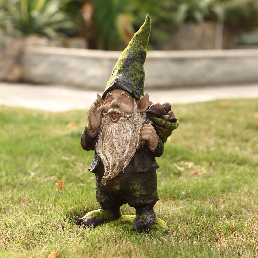 Pamalia Gnome Polyresin Garden Statue Arlmont & Co.
