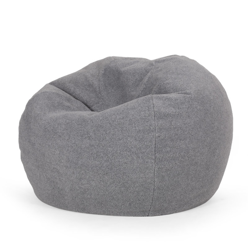 Fauteuil à billes arrondi Kavel, Gris