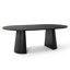 47"-65"-83" Round-To-Oval Extendable Dining Table With 3-in-1 Design