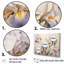 Ensemble de salon Beige Minimalisme Iris Radiant Petals II - Irises-107743725-107743727