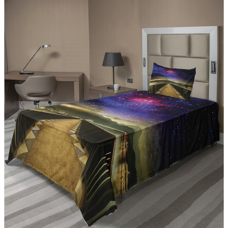 Microfiber Sheet Set, Twin Sheet Set with Fitted Sheet and 1 Pillowcase