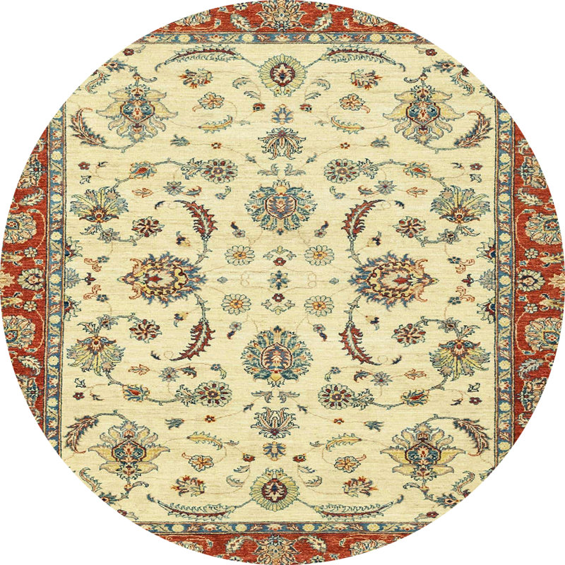 Tapis abstrait moderne 2385, Rond 6 pi