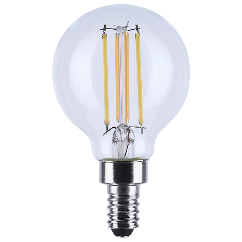 Base de candélabre à intensité variable 4,5 watts G16.5 3000K-2000K, Clair