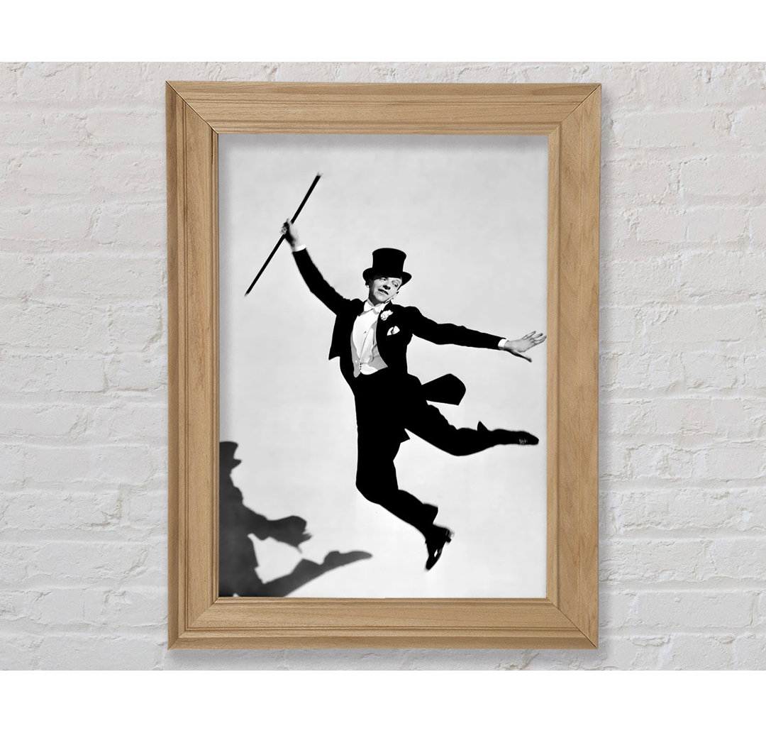 Fred Astaire Shadow Gerahmter Druck Wandkunst