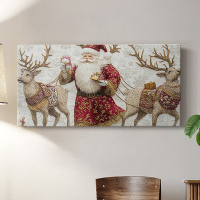 Christmas Series-XXV III - Toile tendue avec châssis - Prêt à accrocher