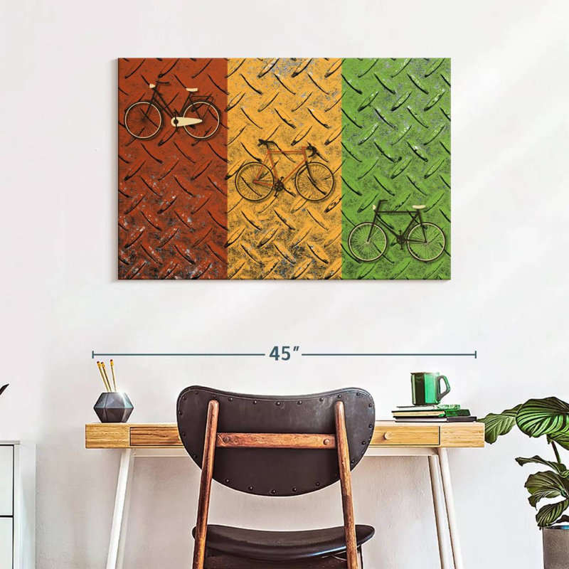 Mehar Bicycle Set, 26" H x 39" W