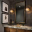 Applique murale en verre pour couloir