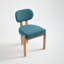 Plush Chenile Fabric Dining Chairs-2108981745