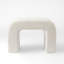 Banc rembourré avec cascade Ellecia 25,6 po Boucle-19396358