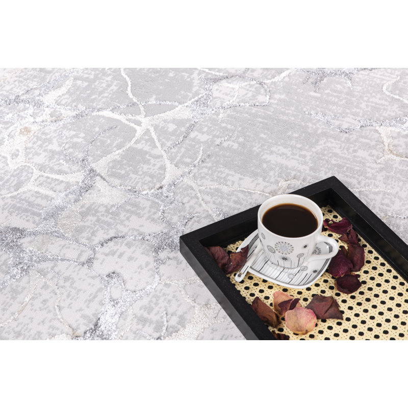 Joliee Abstract Indoor Rug, Rectangle 7'10" x 10'