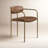 Belarus Upholstered Ladder Back Arm Chair-1342923453-1393841154