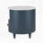 Modern Round Nightstand With Storage Drawer-1248229227