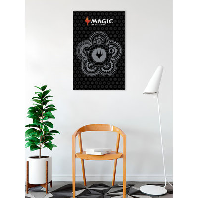  Officiellement sous licence Magic the Gathering - logo - affiche d'art - 24 x 36 po - reproduction décorative - papier affiche - prêt à encadrer