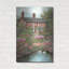  «Swan Cottage» par Cindy Jacobs, art mural en métal, 24 po x 36 po-1557988301