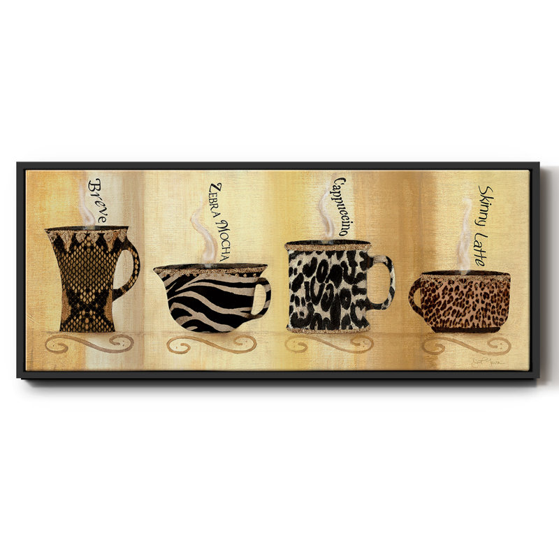 Café Exotica II - toile encadrée, H 20 po x l 50 po