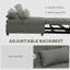 Single 72cm Upholstered Clic Clac Sofa-1388539801